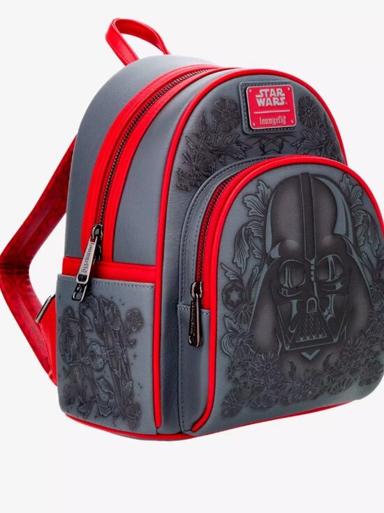Loungefly Star Wars Darth Vader Embossed Floral Mini Backpack - Exclusive main image 6
